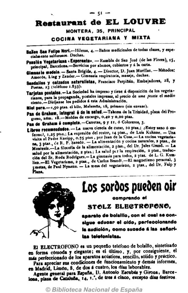 Anuncios en 'El Régimen Naturalista'