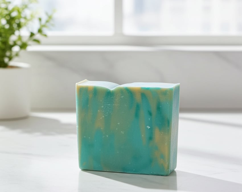 lime and patchouli soap