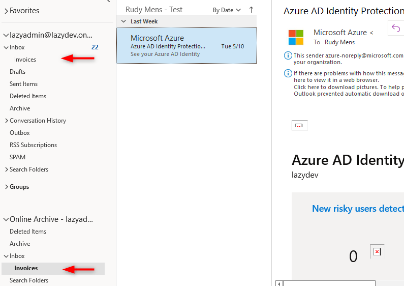 Outlook Online Archive for Office 365 Explained — LazyAdmin (5)