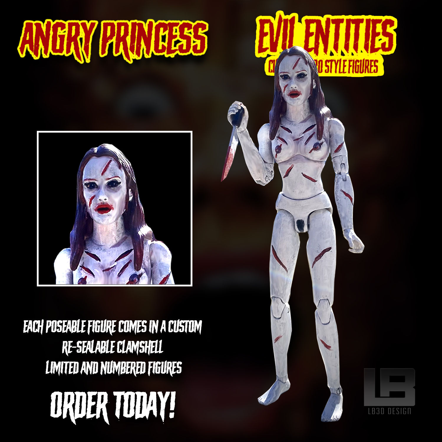 Limited Edition 1/6 Scale Autographed Creeper (12″ Pre-Order) – LB