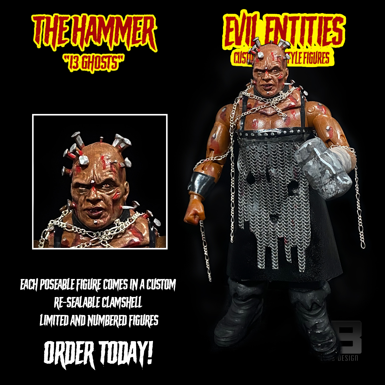 The Hammer “13 Ghosts” (Pre-Order) – LB 3D Design