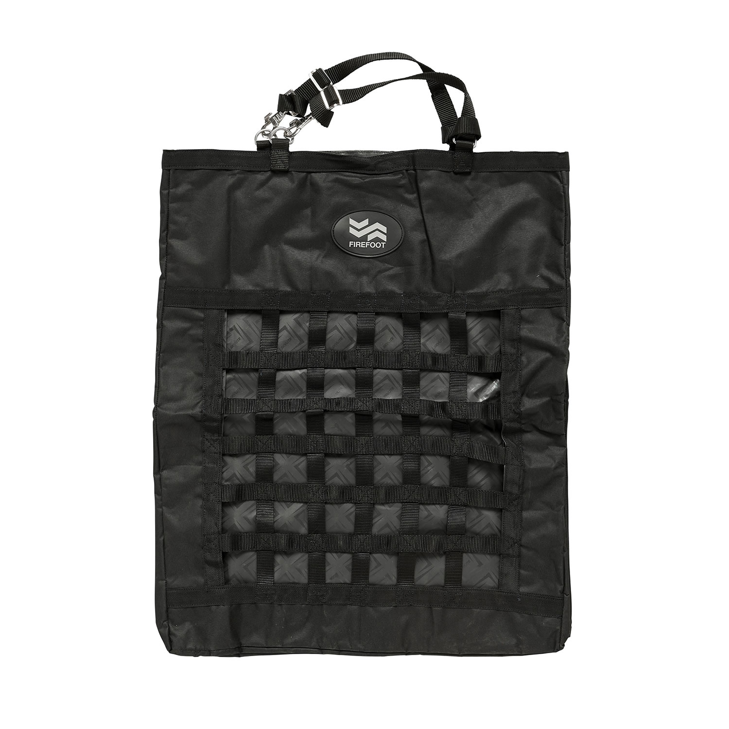Firefoot Rectangle Haybag With Front Web Black - medium(24" x 18") - Regular - Black