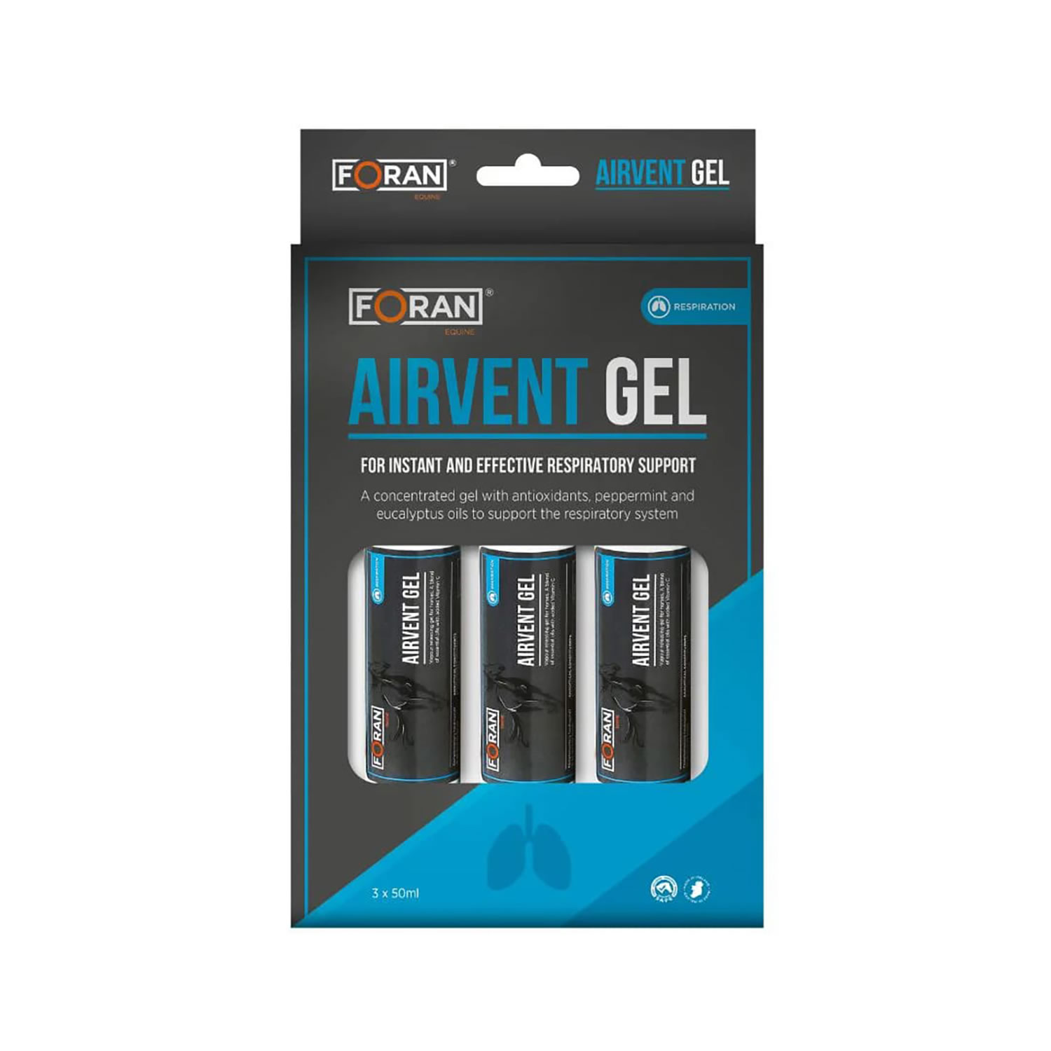 Foran Equine Airvent Gel Triple Pack - 3x 50 ml