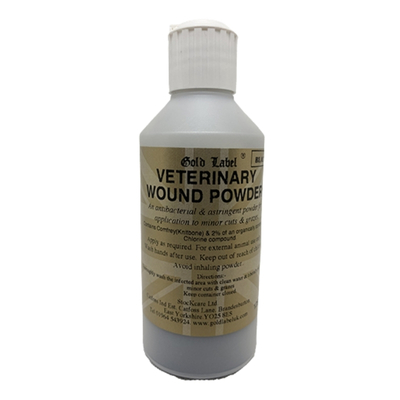 Gold Label Vet Wound Powder Black 125g