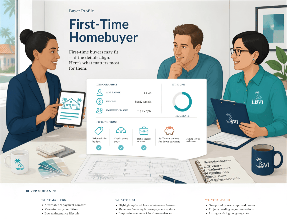 Sample report page: First-Time Homebuyer Profile