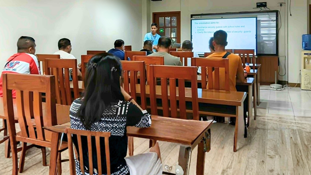 LCC BACOLOD ORIENTS SECURITY PERSONNEL ON STUDENT ENTRY PROCEDURES, CAMPUS POLICIES