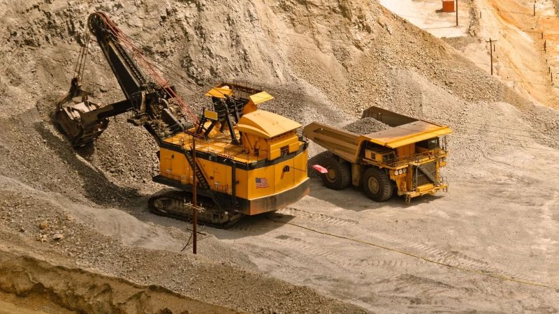 Mining - Beautiful Colorful Illustration - Desktop