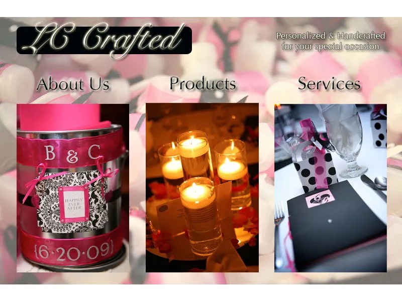 Design for a wedding site