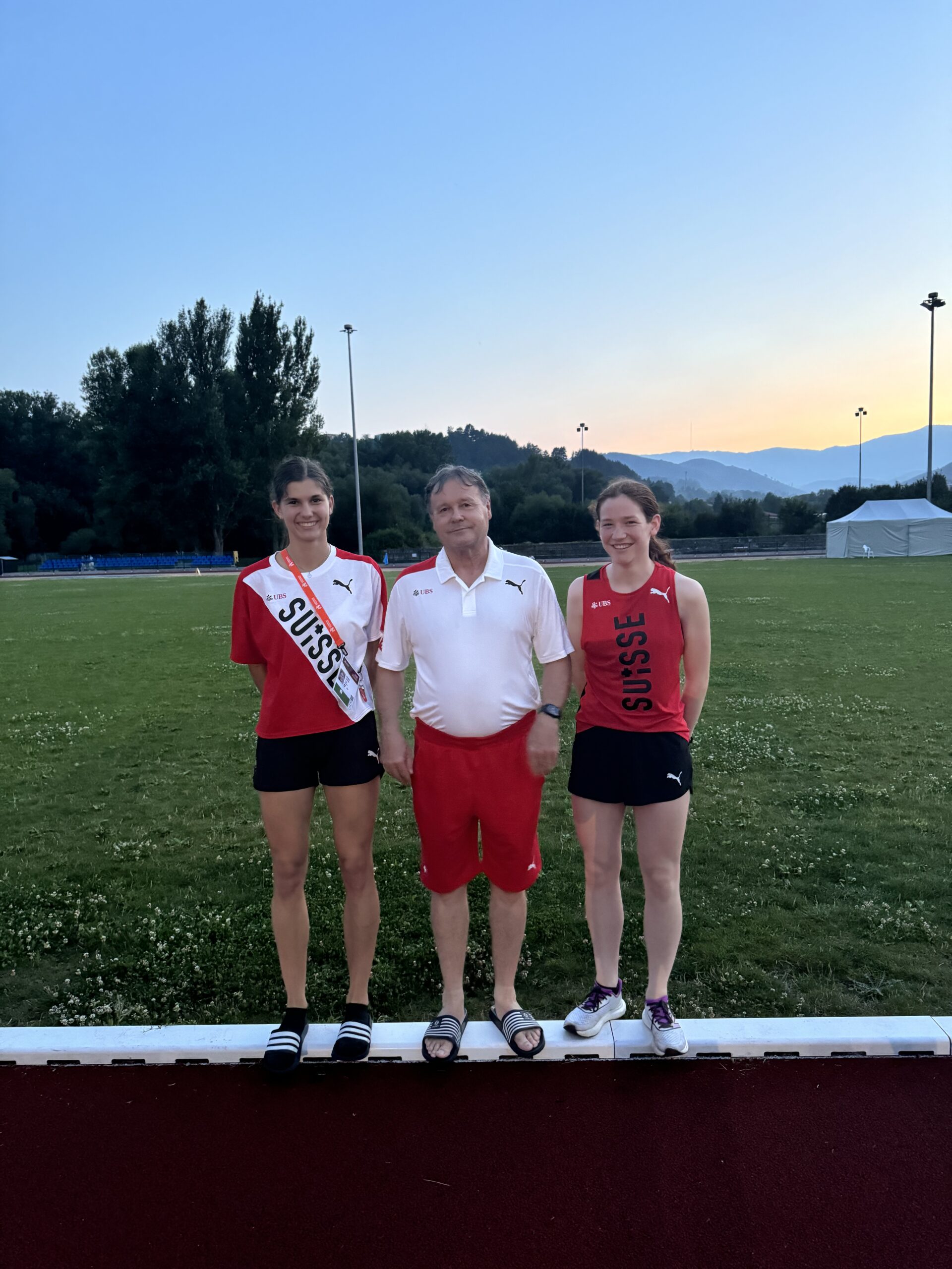 Nadja Lüthi Peter Knoepfli Amaja Rahm EM U18 2024
