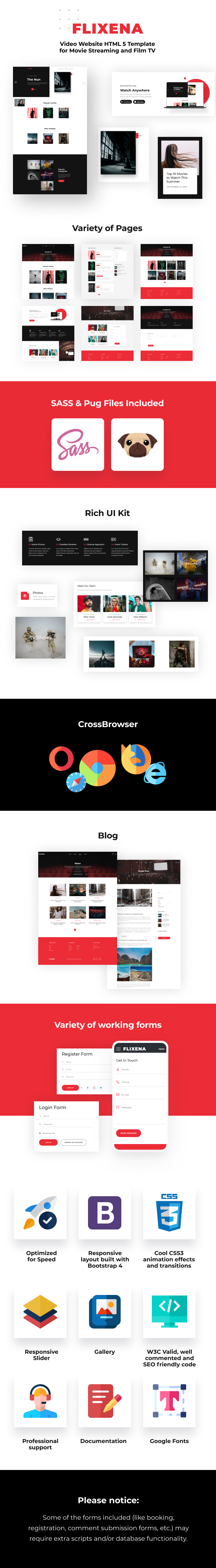 Flixena - Video Website