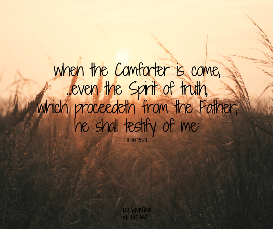 John 1526 LDS Scripture of the Day