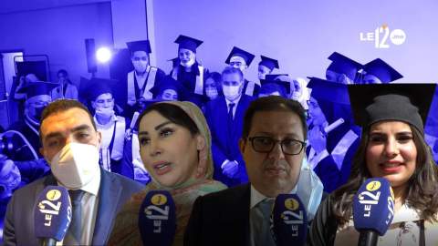 شاهد.. طلبة المعهد العالي للصحافة فرحانين بإطلاق إسم عزيز أخنوش على الفوج الـ20