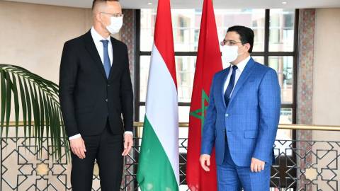 بودابست.. بوريطة يتباحث مع نظيره الهنغاري