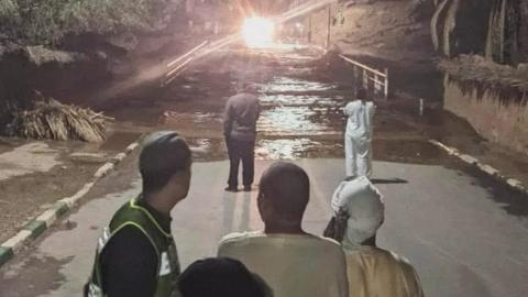 تينغير. ليلة بيضاء لسكان النيف والألطاف الإلهية تنقذ باشا من الغــرق