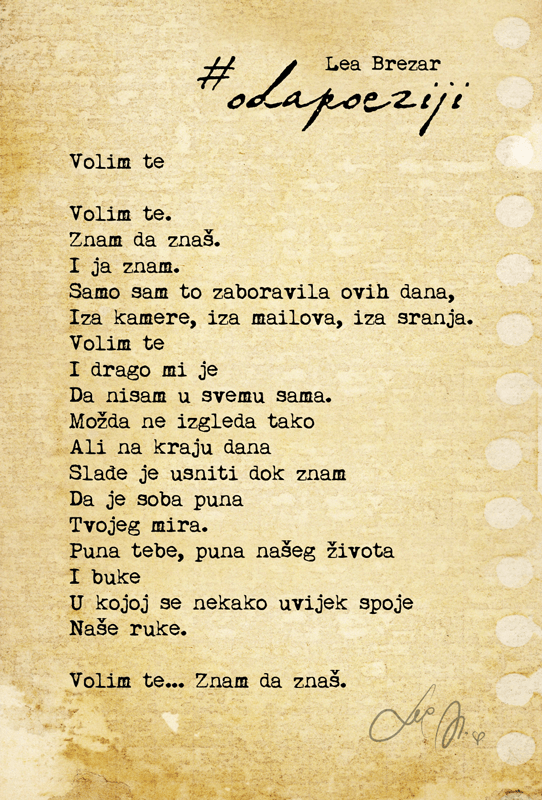 Volim-te - Lea Brezar