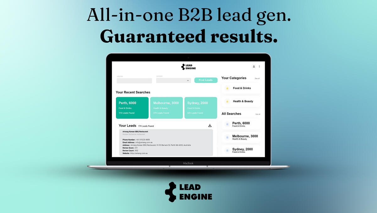 All In One B2b Lead Generation Lead Engine