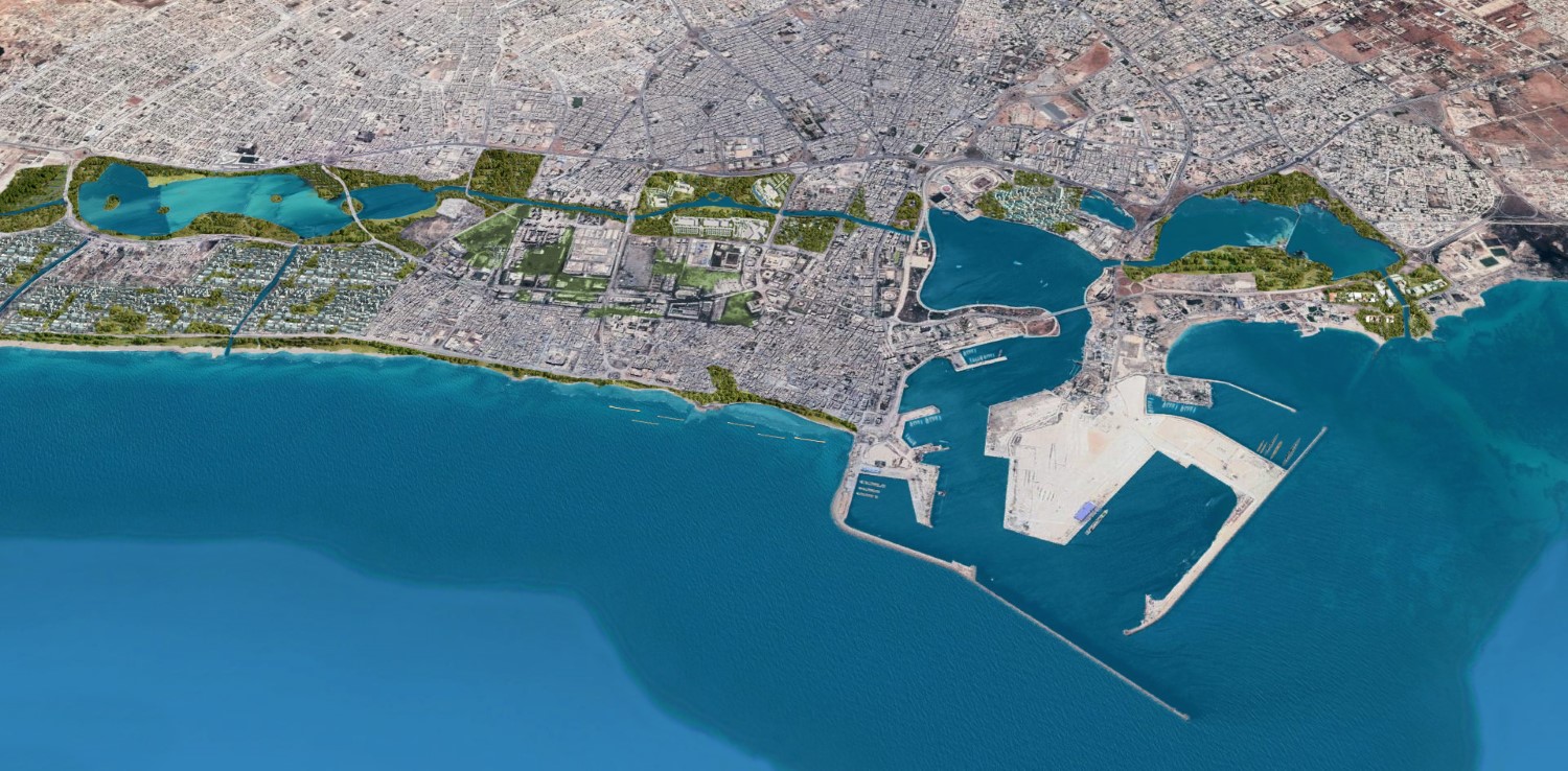 Of Benghazi The Vision LEAD ENGINEERING SA MAIN 1807 Benghazi Arial View 