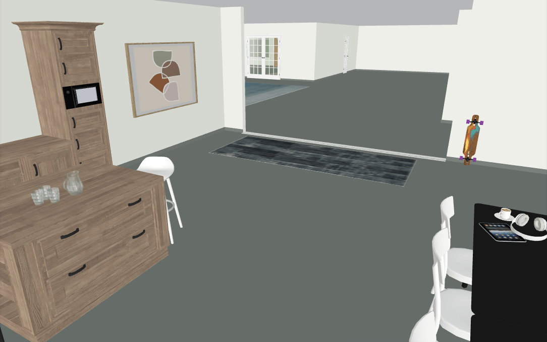 Hint – BR Kitchen to Entrance