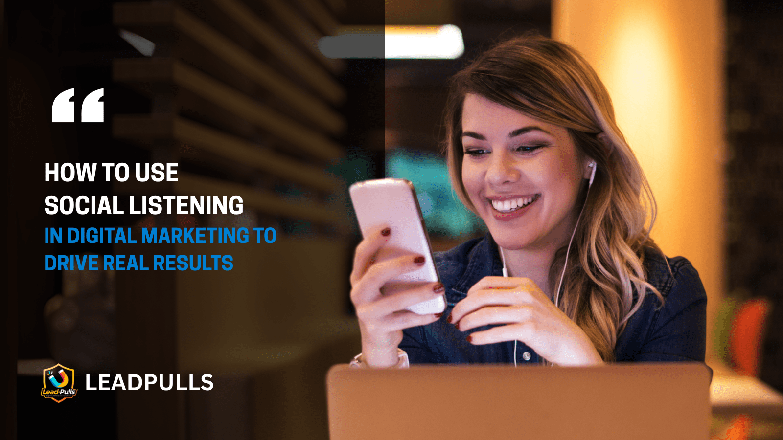 Digital marketer using social listening tools to improve marketing strategies