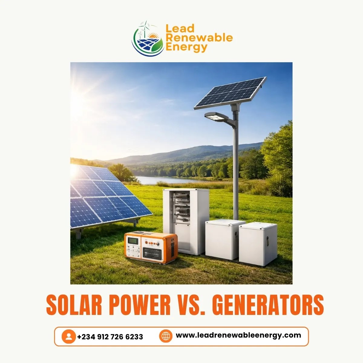 Solar Power vs. Generators