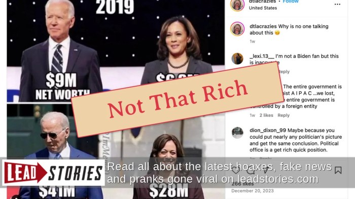 Fact Check: Biden Net Worth Was NOT $41 Million in 2022 -- It's Roughly ... James biden net worth 2024