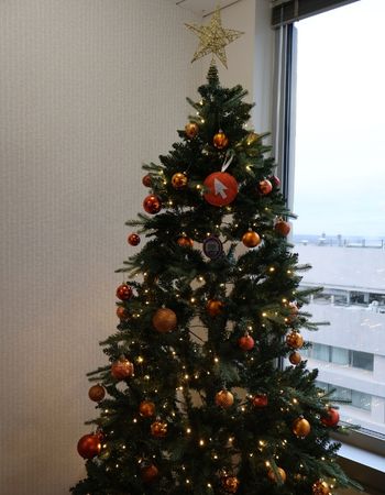 the LeadVision office Christmas tree
