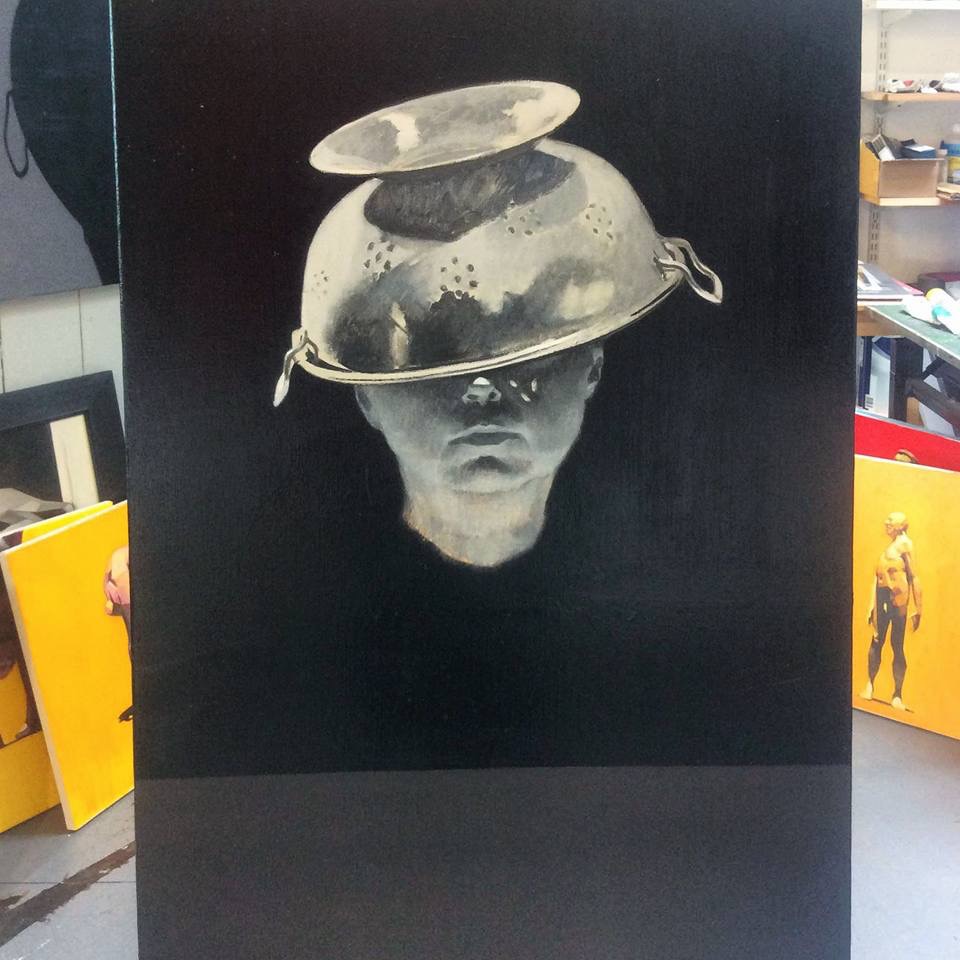 Girl with a Colander, 2016