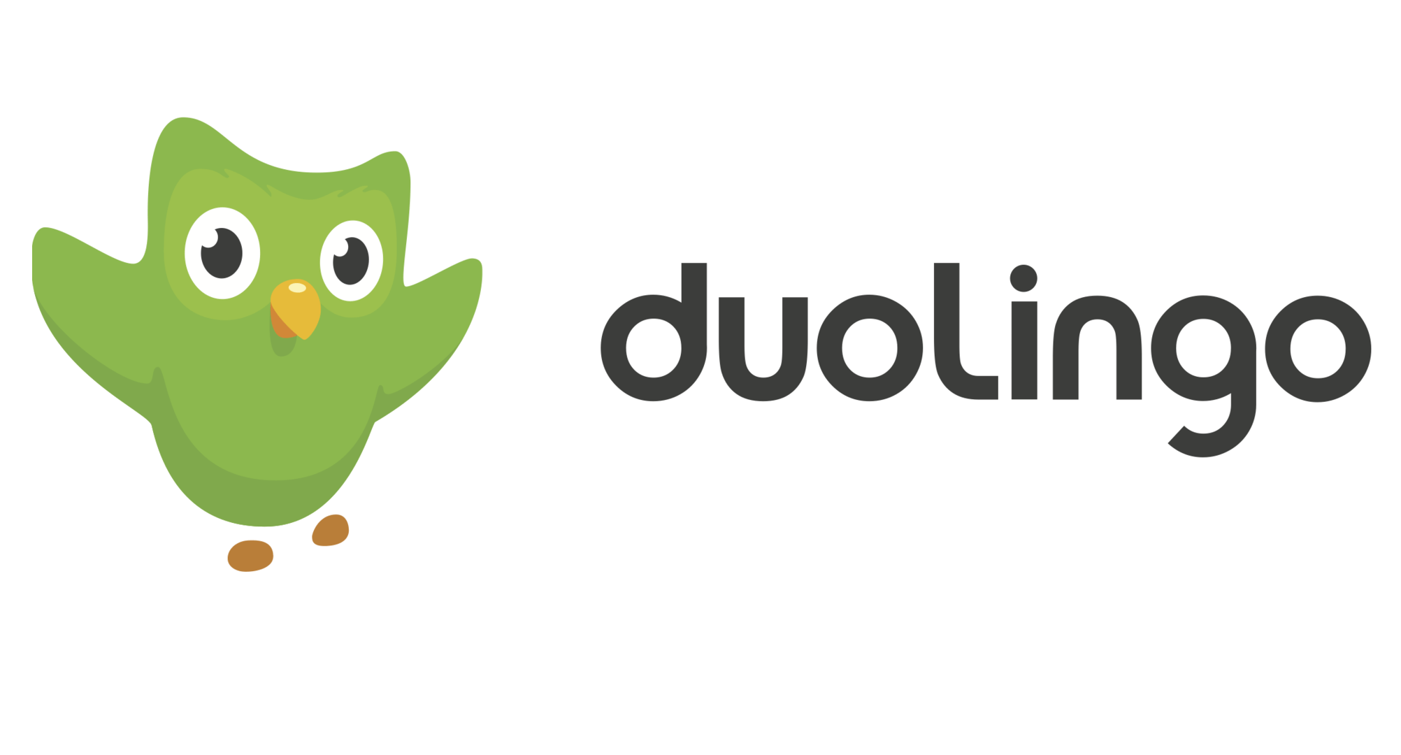 Duolingo's owl and name logo