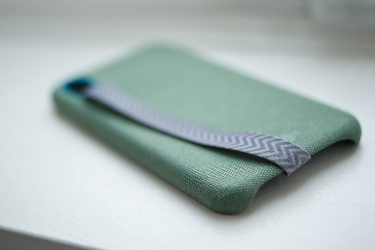 The case without my phone, drying on my windowsil after a nice wash.