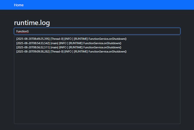 Filtered log