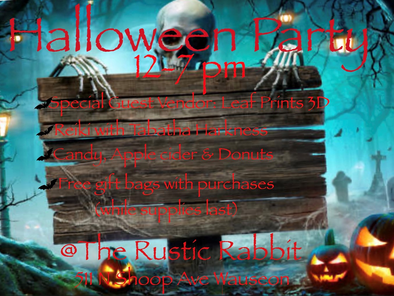 The Rustic Rabbit Halloween Party