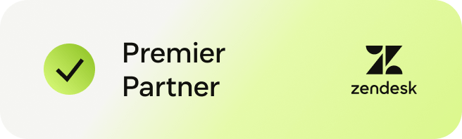 Zendesk Premier Partner badge