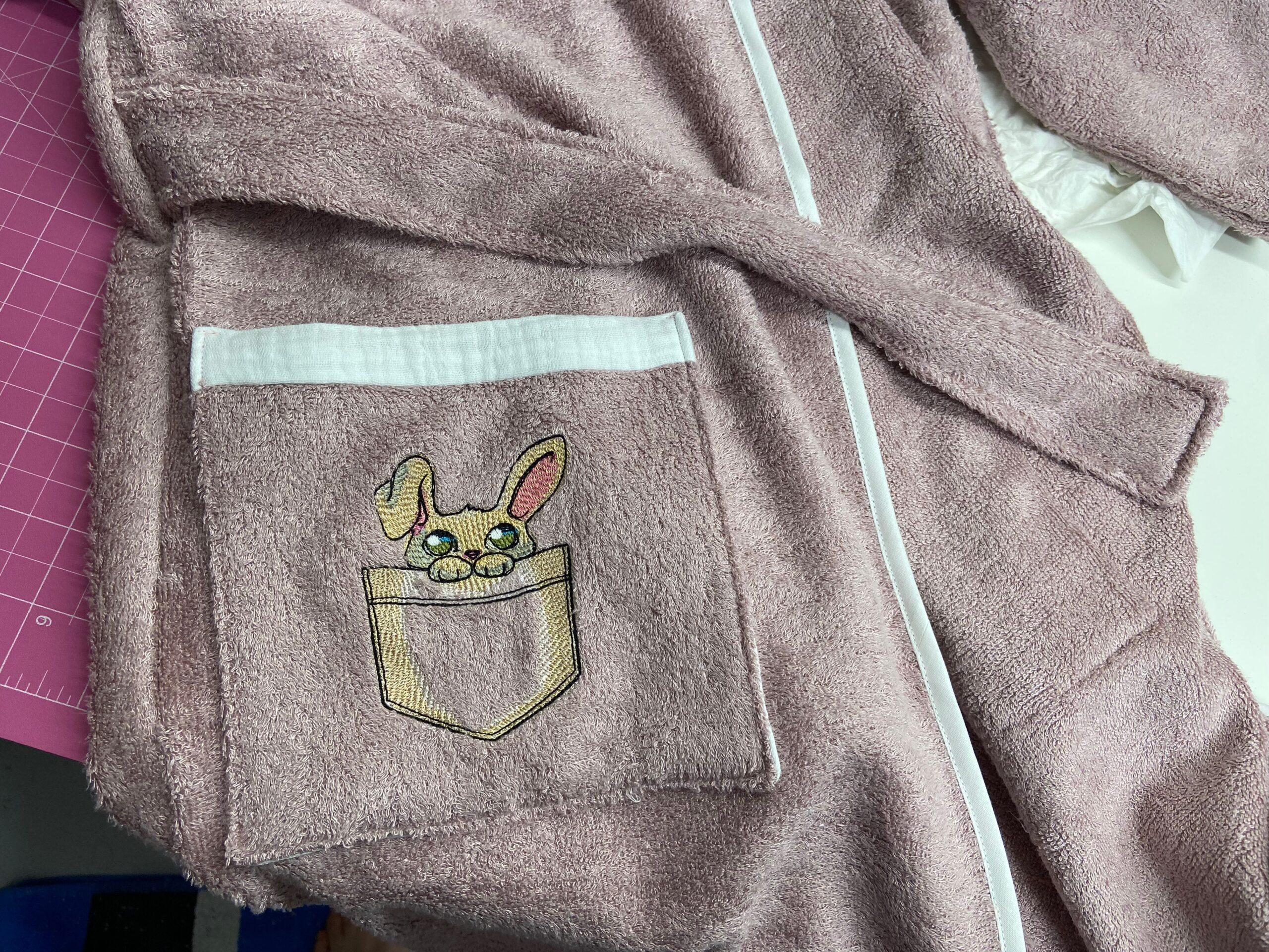 Bambusfroteest laste hommikumantel Jänku - Image 4