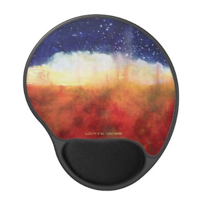 Healing Colors Mousepad in red, orange, blue