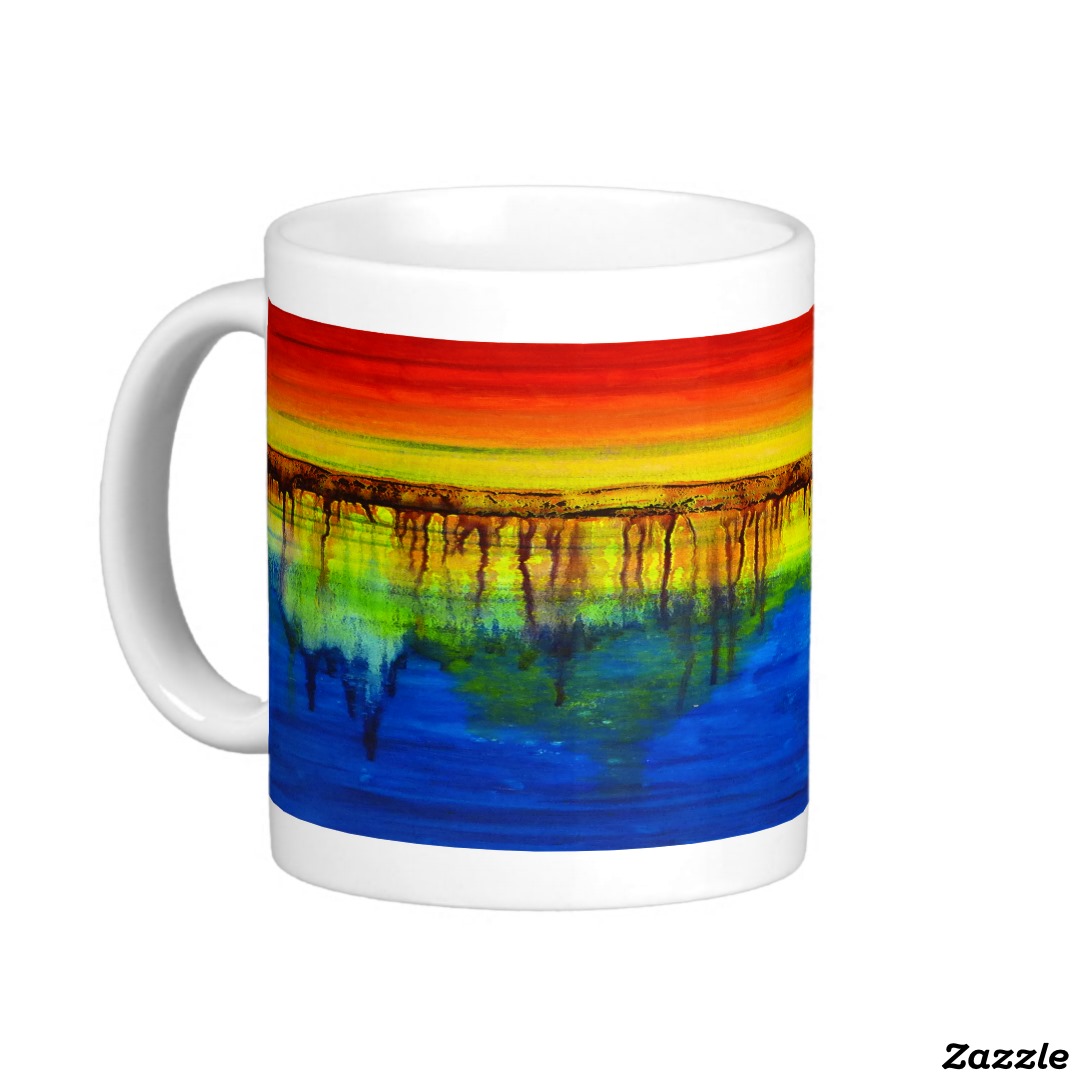 "Spectral Depths" on a Healing Colors Mug