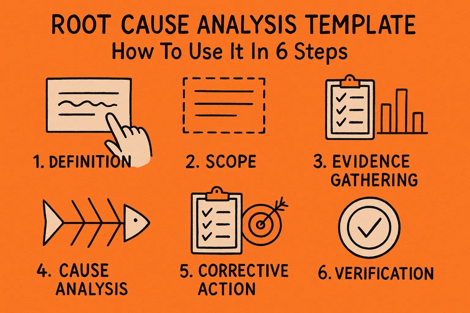 Root Cause Analysis Template: How To Use It In 6 Steps Fast