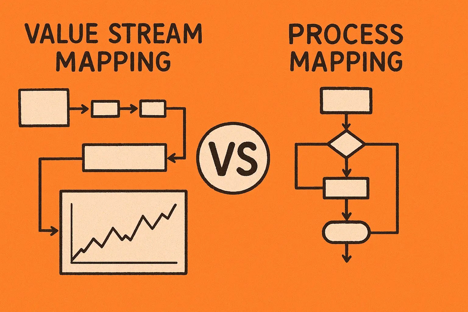 Value Stream Mapping vs Process Mapping: When To Use Each