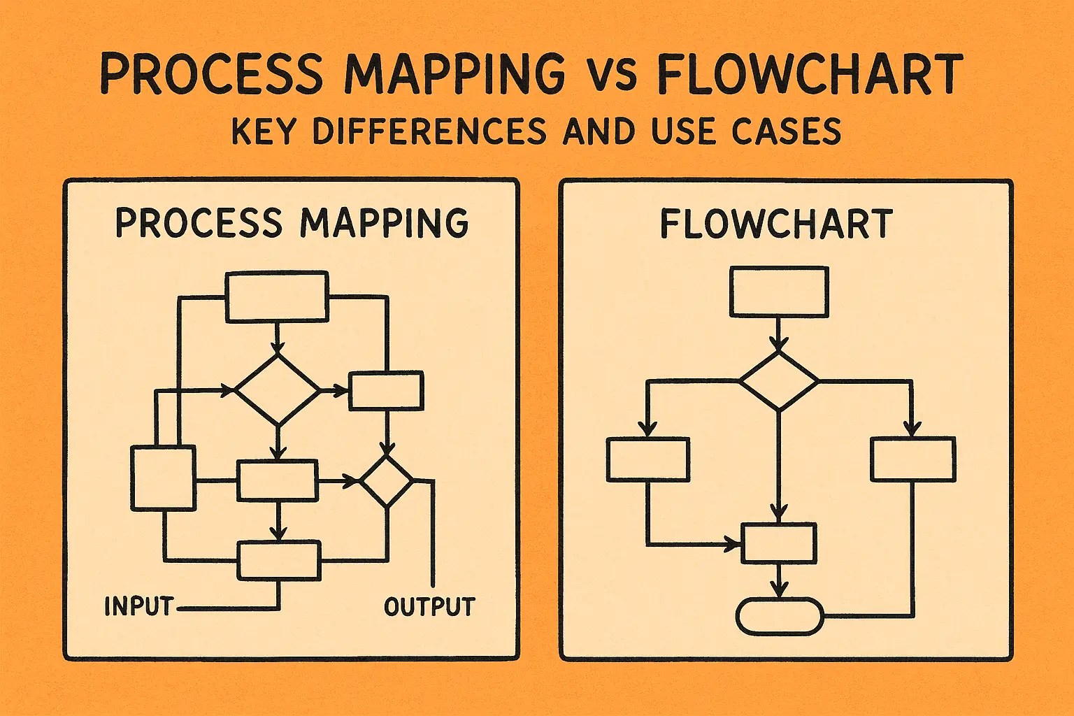 Process Mapping Vs Flowchart: Key Differences And Use Cases