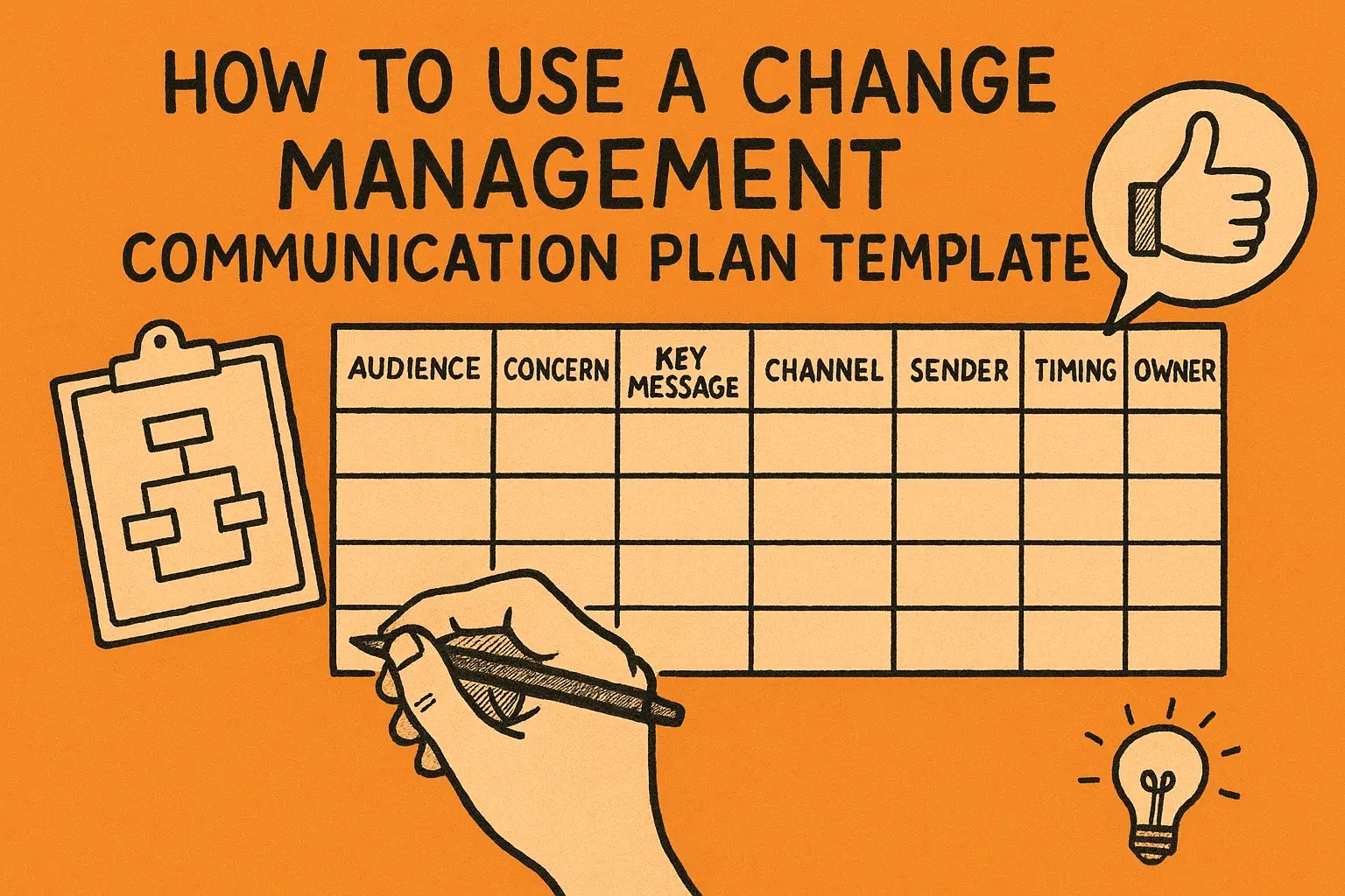 How to Use a Change Management Communication Plan Template