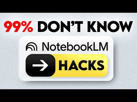 These NotebookLM Hacks are WILD (FREE!)