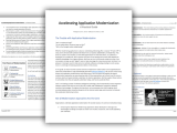 Accelerating Application Modernization