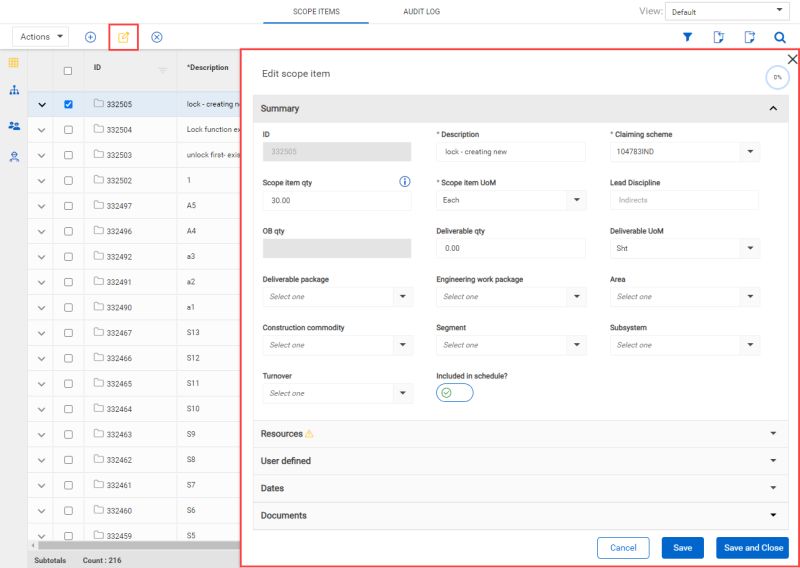 Edit A Scope Item - Desktop Dark Textures for Desktop