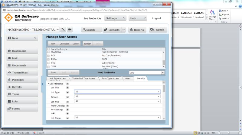 Security Group Level Access - Best City Patterns in HD