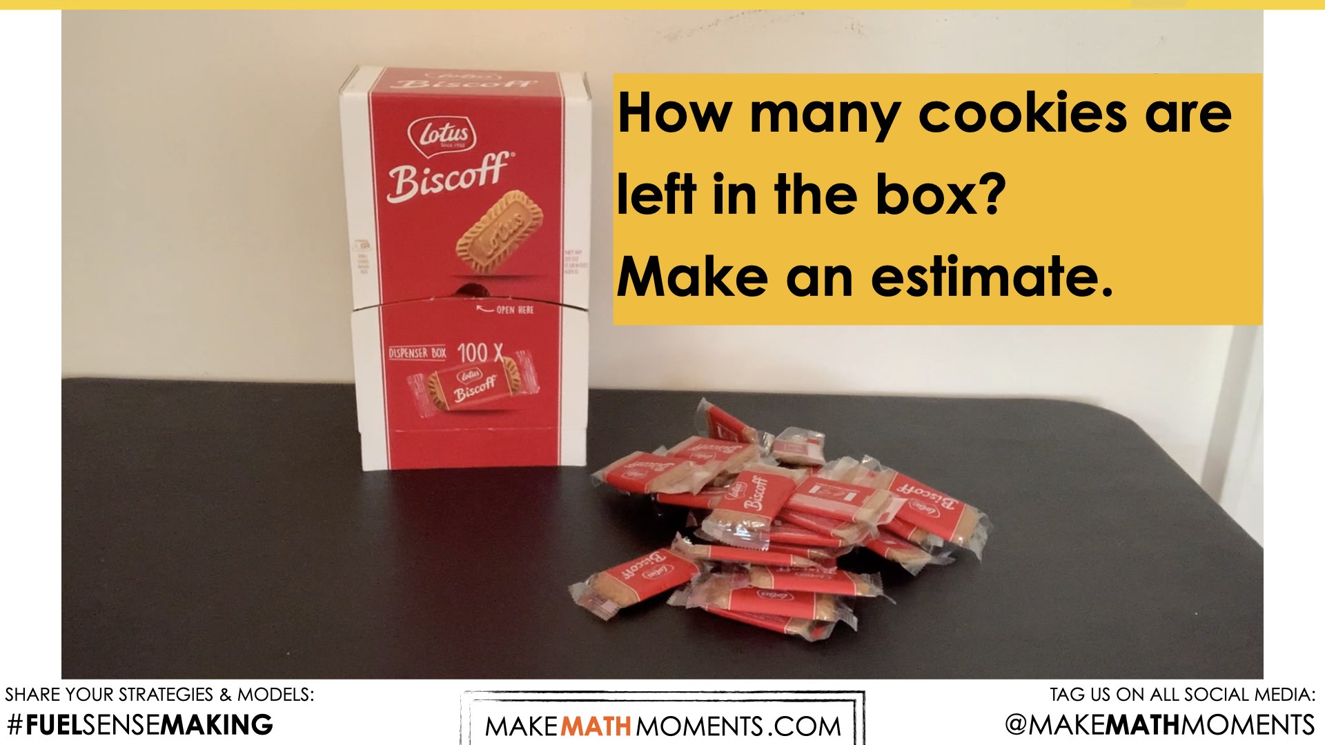 How many cookies? [day 1] subtraction within 100 real world math