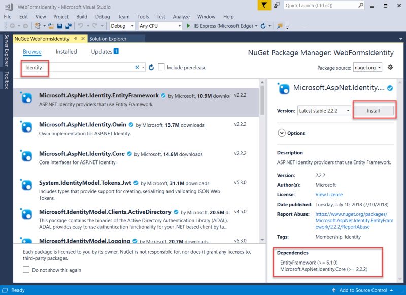 Adding Asp Net Identity To An Empty Or Existing Web Forms Project Asp Net 4 X Microsoft Learn - Premium Sunset Background Gallery - Full HD
