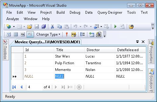 Create A Movie Database Application In 15 Minutes With Asp Net Mvc Vb Microsoft Learn - Download High Quality Vintage Texture | Full HD