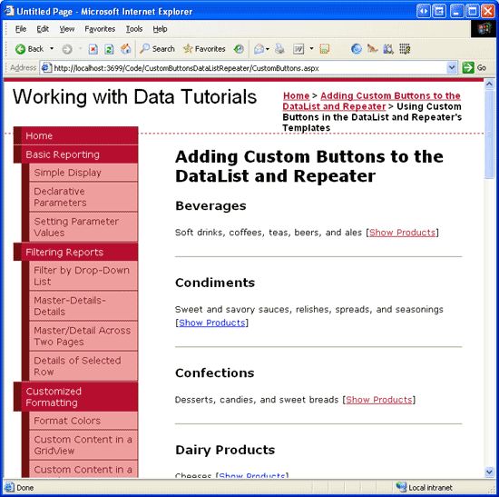 Custom Buttons In The Datalist And Repeater Vb Microsoft Learn - Beautiful High Resolution Colorful Wallpapers | Free Download