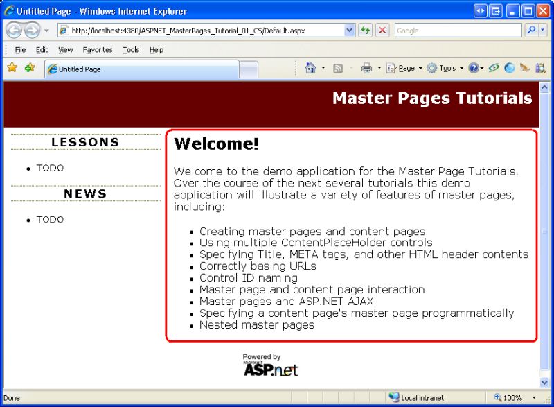 Creating Page Layouts With View Master Pages C Microsoft Learn - Space Background Collection - Mobile Quality
