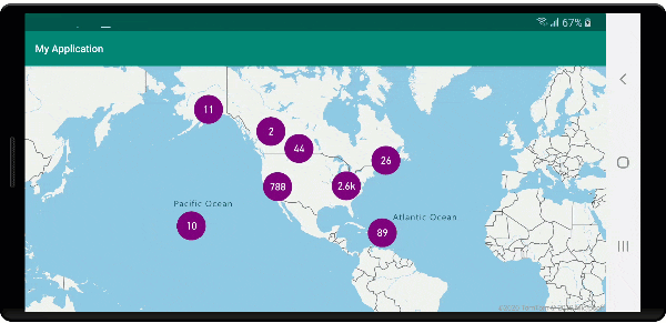 Android Maps Point Clustering Stack Overflow - HD Light Designs for Desktop