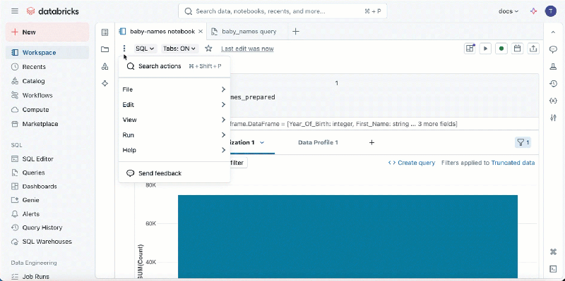 Navigate The Databricks Notebook And File Editor Azure Databricks - Creative HD Geometric Designs | Free Download